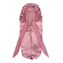 Satijnen Slaapmuts  MIDNIGHT WRAP- Roze - Polyester - Onesize - Unisex - Haarbescherming - Lang haar - Vlechten - Droog en Krul