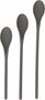 Pollepels POLLA - Grijs - Kunststof - 35 cm - 30 cm - Set van 3 - Hittebestending tot 170 graden