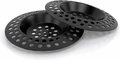 Product RVS Gootsteenzeef - Zwart - RVS - ⌀ 78 mm - 2 Stuks - Gootsteen - Zeef - Putzeef2