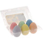 Paasei Stoepkrijt KOBI  - Multicolor - 6 Eieren - Pasen - Krijt - Sidewal chalk