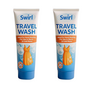 Swirl Travel Wash &ndash; Set van 2 - 100 ml - Reisset Wasmiddel - Tot 20 Wasbeurten per tube - Voor Warm en Koud Water - Cott