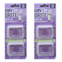 Bin Brite stick-on vuilnisbak verfrisser - Lavendel - Paars - Lavender Mist Scent - Stick On Bin Fresh - Set van 2 pakjes