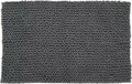 Chenille Badmat AFRA - Grijs - Polyester - 50 x 80 cm