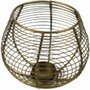 Theelichthouder - Goud - Rond - Draadmand - Trendy - Waxinelichthouder &ndash; Waxinelicht - Decoratie