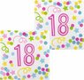 Boland 18 Servetten - Multicolor - Party - Feest - Verjaardag - Jarig - 12 Servetten