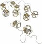 LED Lampjes Kubus - Goud - Metaal / Kunststof - 10 LED - l 190 cm