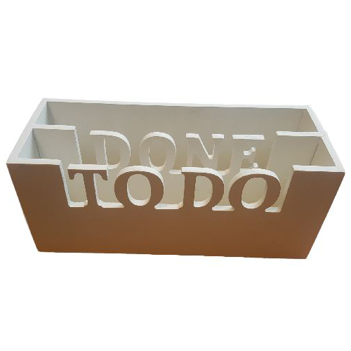kathedraal overal helikopter Sorteerbak tbv brieven HENNIE - Wit - MDF - 25 x 10 x 10 cm - Red Hart |  All You Need Is Low Prices