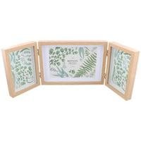 Archaïsch bord rand Drieluik fotolijst met houten frame JORGE - Bruin - 49,5 x 2.5 x 17 cm -  Red Hart | All You Need Is Low Prices