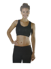 Fitness / Sport BH Dames SACHA - Zwart - Maat XL