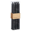 Dinerkaarsen - Paraffine - Zwart - 270 x 31 mm - Set van 6