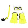 Snorkel set - Kunststof - Rubber - Neon - Geel - Kinderen - 3+ - Onder 150 cm