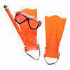 Snorkel set - Kunststof - Rubber - Oranje - Kinderen - 3+ - Unisex - Onder 150 cm