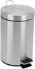 Pedaalemmer afvalemmer ROESTANG - Zilver - RVS / Kunststof - 24 x 23 x 17 cm - Afvalemmer - Afvalbak - Badkamerprullenbak - Pru
