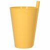 Handige Drinkbeker met rietje SIPSTER - Geel