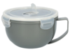 Noodle soep Mok met Deksel ZODIAC - Grijs - Kunststof - 950 ml