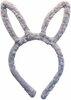 Superzachte Paas Diadeem BUNNY EARS - Grijs - Pluche - Superzachte Pasen Diadeem 1