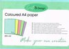 Gekleurd Hobbykarton - A4 - 120 gram - 50 vellen - 5 verschillende kleuren