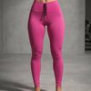 Fitness / Sport legging Lang Dames LA Gymwear - Roze - Maat XL  - Nieuwjaar - Afvallen - Gezond - Health