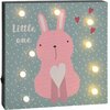 Houtkader met lichtjes - Konijn - 25x25cm - Decoratie kinderkamer