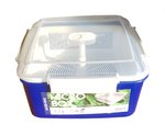 Magnetron groente stomer ESLI - Blauw / Wit - Kunststof - 21 x 21 x 10.5 cm