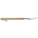 BBQ Vork met houten greep - Bruin / Zilver - Hout / RVS - 37 cm BBQ Vork met houten greep - Bruin / Zilver - Hout / RVS - 37 cm