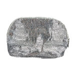 Etui Glitter - Zilver - Katoen - 22 x 14.5 x 8.5 cm Etui Glitter - Zilver - Katoen - 22 x 14.5 x 8.5 cm