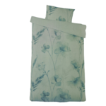Dekbedovertrek JESY - Groen - Eenpersoons - 140 x 200 cm + 1 kussensloop 60 x 70 cm