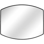  Spiegel EMILIA - Zwart - Metaal / Spiegelglas - 38 x 47 cm 