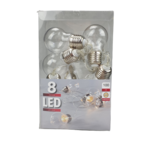 Lichtsnoer met gloeilampen - Led licht - 8 lampen - 100 cm