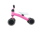 Loopfiets / Kinderfiets - BOOFFIES - Roze - Kunststof - 22 cm zithoogte