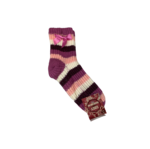  Huissokken / Sokken KIANA - Gebreid met strepen - Roze / Multicolor - Maat 36/41 - Anti slip