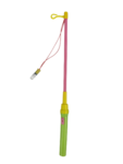 Lampionstokje met licht - Groen / Roze - 41 cm