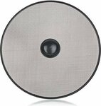 Anti-spat pannendeksel - Zwart - Kunststof - 29 cm