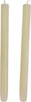 Bolsius Dinerkaarsen - Paraffine - Ivoor - 270 x 23 mm - Set van 2 Bolsius Dinerkaarsen - Paraffine - Ivoor - 270 x 23 mm - Set van 2
