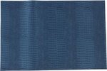 Luxury Placemat Krokodil - Donkerblauw - PVC - 30 x 45 - Set van 2