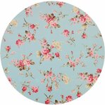 Placemat - Met print - Multicolor - Set van 2 - 38 x 38 cm - Bloemen - Eet placemat