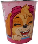 Kinderprullenbak "PAW Patrol" Meisjes - Roze / Multicolor - Kunststof - ø 21 x h 22 cm - Prullenbak - Afva