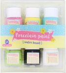 Porseleinverf pasen - Multicolor - Glas / Verf - 6 x 20 ml - Set van 6 - Verf - Verver - Creatief - DIY - Knutselen