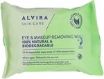 Oog en make-up reinigings removing doekjes - Groen - Kunststof - Set van 2 - Doekjes - Make-up - Removing Wipes - Reinigingsdoe