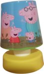Nachtlampje druklamp Peppa Pig - Geel / Multicolor - Kunststof - 8 x 8 x 12 cm - Lampje - Nachtlampje - Lamp - Licht