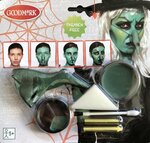 Halloween schmink Heks - Wit / Rood - Kunststof - Halloween - Schmink