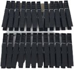 Wasknijpers JACYE - Zwart - Kunststof - 24 Stuks - Knijper - Wassen - Was - Knijpers