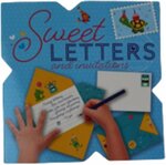 Schrijf je eigen brieven en uitnodigingen "Sweet Letters and Invitations" - Blauw / Multicolor - Papier - 15 x 15