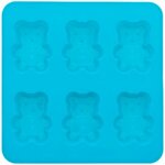 Bakvormpjes Beertjes Madeleine - Blauw - Siliconen - 17 x 17 cm - Bakken - Siliconen bakvorm - Bakvorm - Koken