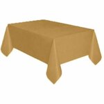 Tafelkleed BRYN - Lichtbruin - Kunststof - 137 x 274 cm