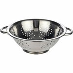 RVS vergiet met gaten - Zilver - RVS - Ø 24 cm - Maat M