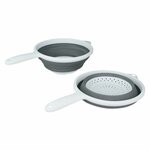 Vergiet Sjimmie - vouwbaar - inklapbaar - Wit/Grijs - Ø23 cm