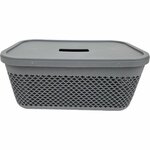 Opbergdoos HABO - Grijs - 100% gerecycled plastic - 29 x 12cm Opbergdoos HABO - Grijs - 100% gerecycled plastic - 29 x 12cm