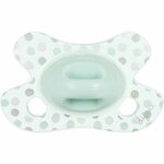 Difrax Fopspeen NEWBORN - Stipjes - Ring - Lichtblauw - Baby - Jong - Speelgoed