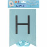 Hoera Een Jongen Slinger - Blauw - Babyshower - Gender Reveal - Stevig Papier - Herbruikbaar - 3 Meter